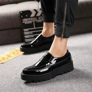 Herren Freizeitmode Plattform Loafer