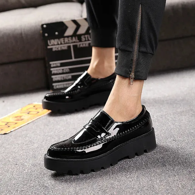 Herren Freizeitmode Plattform Loafer