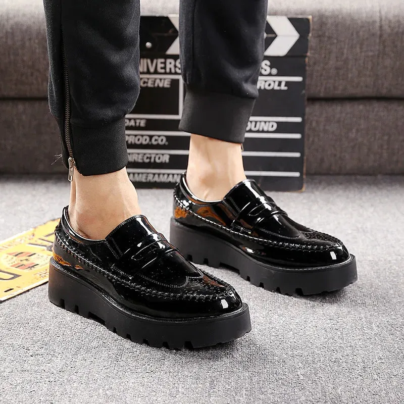 Herren Freizeitmode Plattform Loafer