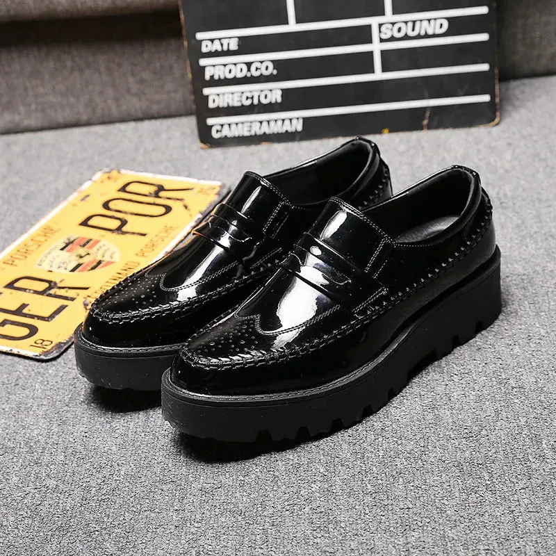 Herren Freizeitmode Plattform Loafer
