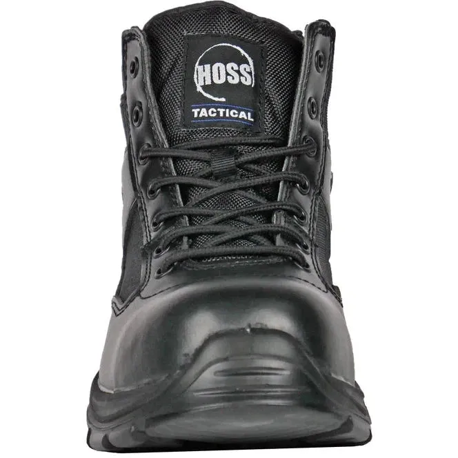 Hoss Men's Watchman 6" Composite Safety Toe Side Zip Work Shoe - Black 50172