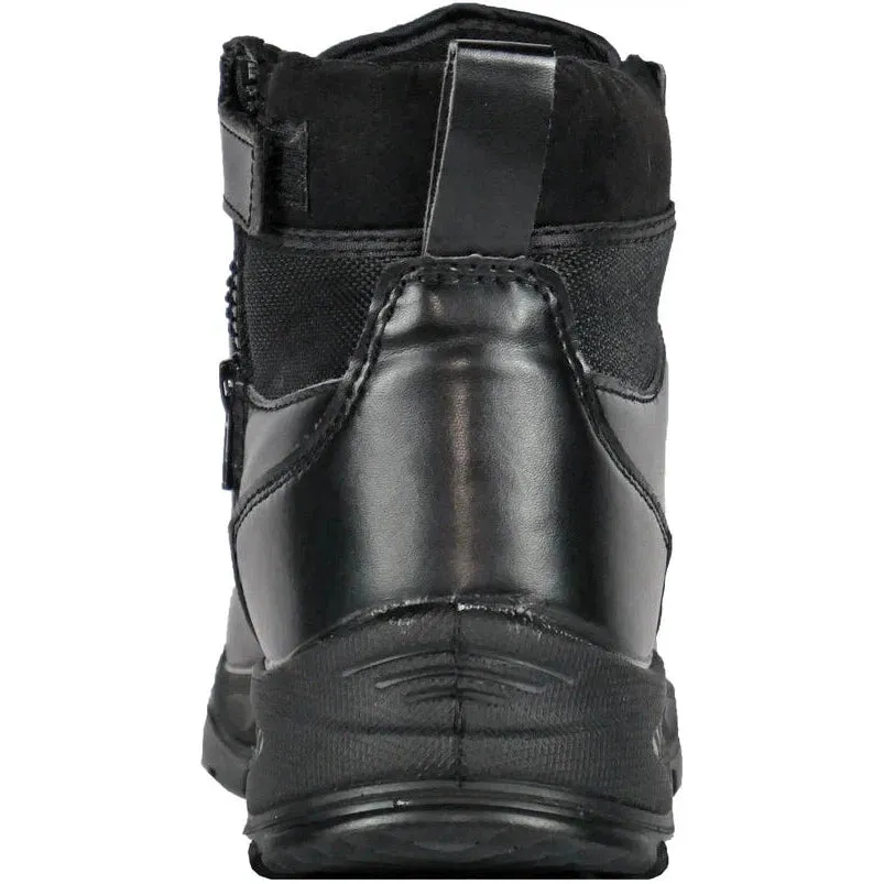 Hoss Men's Watchman 6" Composite Safety Toe Side Zip Work Shoe - Black 50172