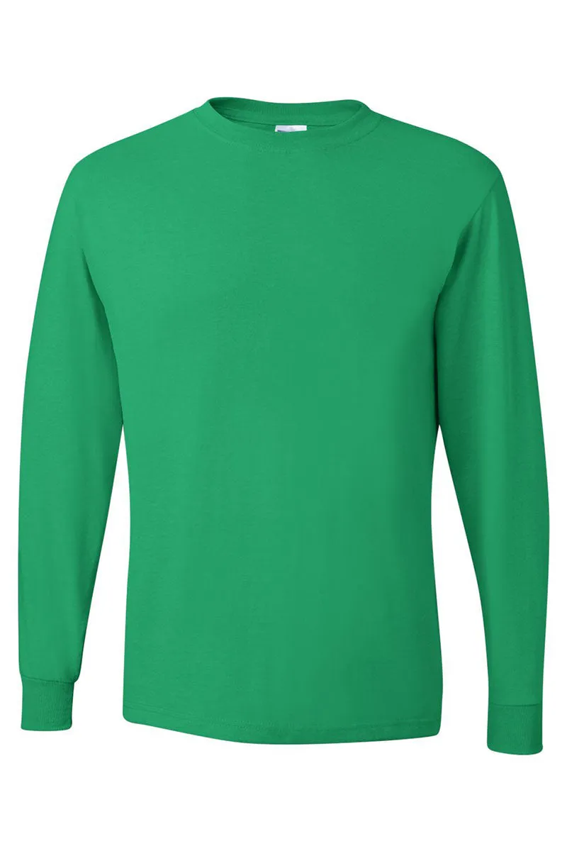 Howdy Christmas Coquette Boots Unisex Dri-Power Long-Sleeve 50/50 Tee