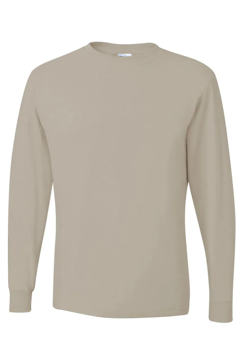 Howdy Christmas Coquette Boots Unisex Dri-Power Long-Sleeve 50/50 Tee