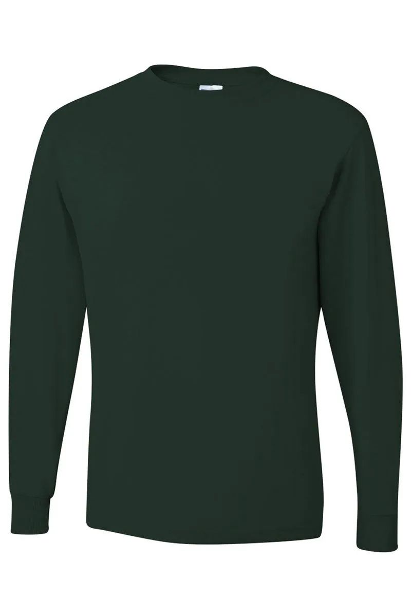 Howdy Christmas Coquette Boots Unisex Dri-Power Long-Sleeve 50/50 Tee