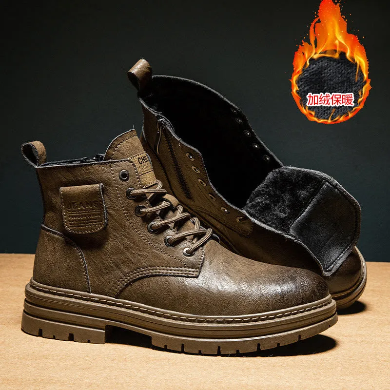 INSTOCK-British leather boots