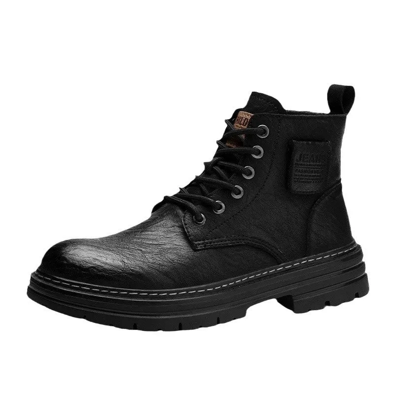 INSTOCK-British leather boots