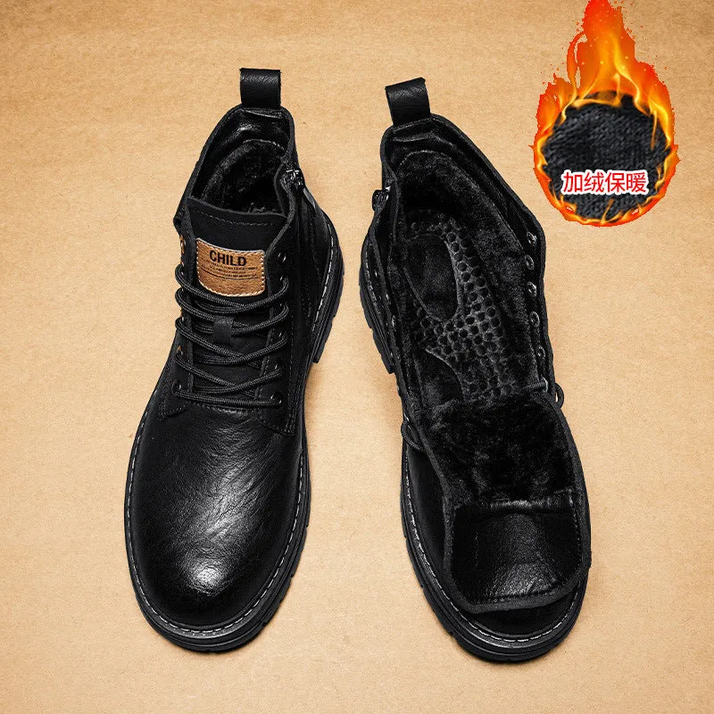 INSTOCK-British leather boots