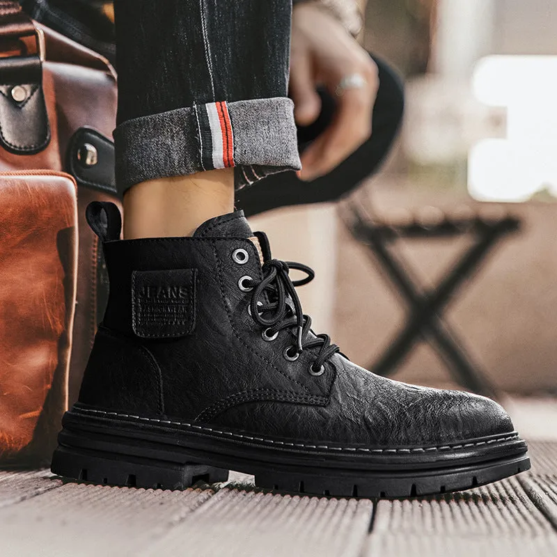INSTOCK-British leather boots