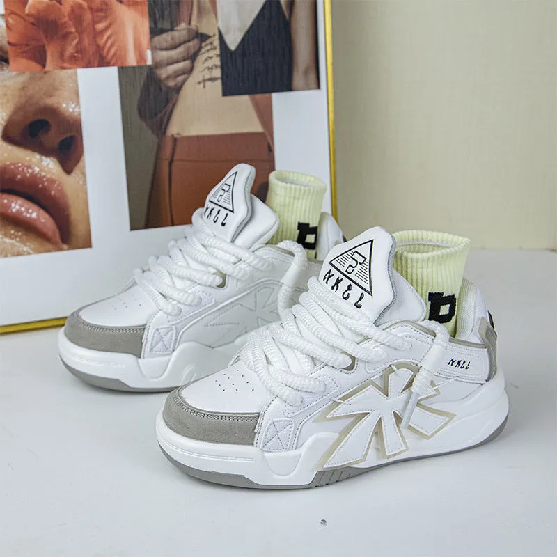 INSTOCK- Guochao bread trendy brand thick-soled shoes for men
