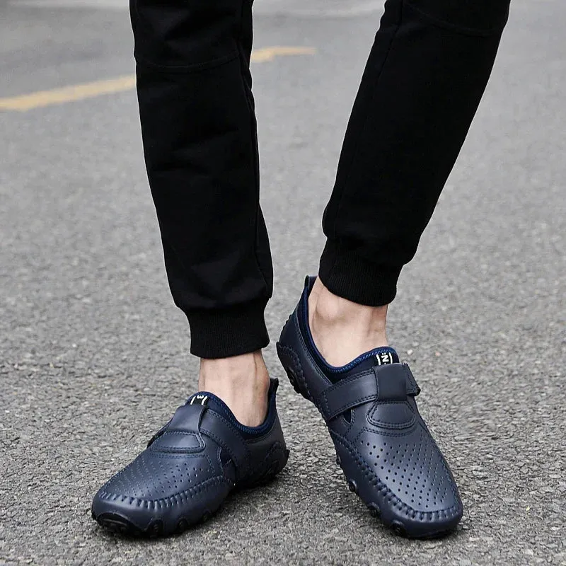 ItalianEase Echte Leder Herrenschuhe