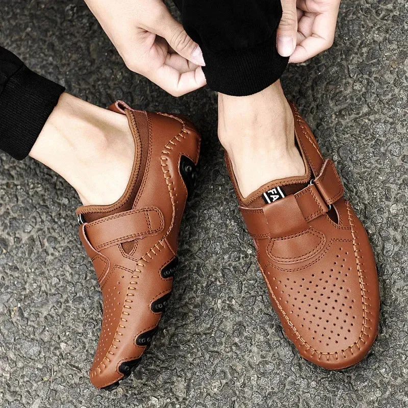 ItalianEase Echte Leder Herrenschuhe