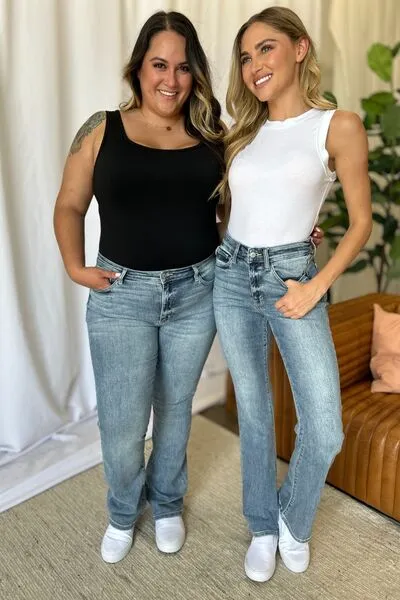 Judy Blue Full Size Medium Rise Bootcut Jeans ONLINE EXCLUSIVE