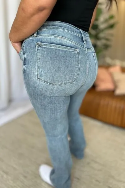 Judy Blue Full Size Medium Rise Bootcut Jeans ONLINE EXCLUSIVE