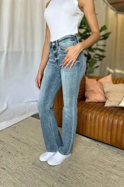 Judy Blue Full Size Medium Rise Bootcut Jeans ONLINE EXCLUSIVE