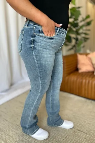 Judy Blue Full Size Medium Rise Bootcut Jeans ONLINE EXCLUSIVE