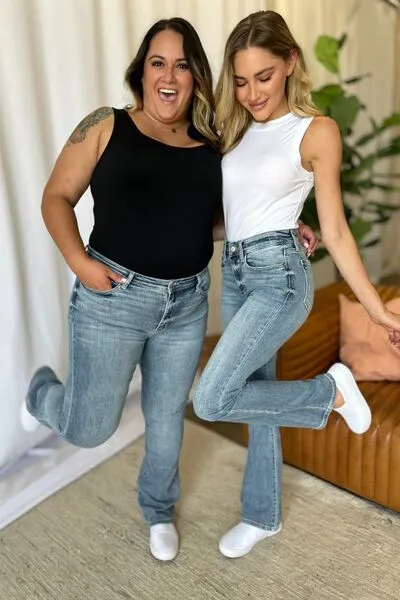 Judy Blue Full Size Medium Rise Bootcut Jeans ONLINE EXCLUSIVE