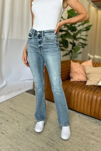 Judy Blue Full Size Medium Rise Bootcut Jeans ONLINE EXCLUSIVE