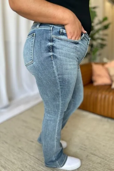 Judy Blue Full Size Medium Rise Bootcut Jeans ONLINE EXCLUSIVE