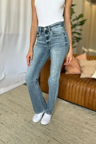 Judy Blue Full Size Medium Rise Bootcut Jeans ONLINE EXCLUSIVE