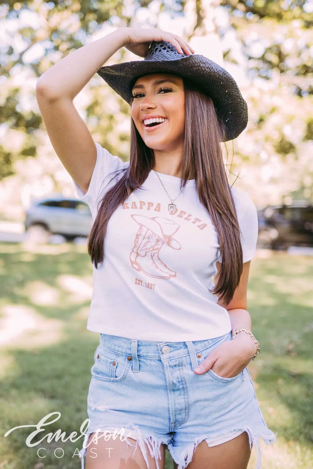 Kappa Delta Boots Baby Tee