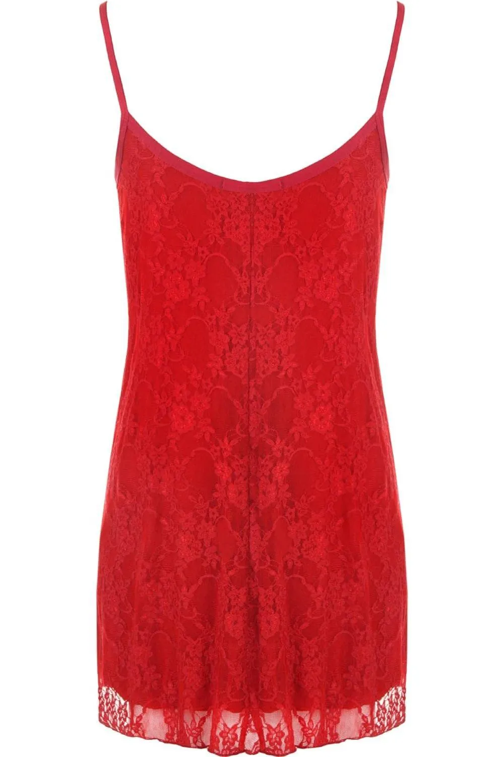 Lace Chiffon Sheer Lined Swing Vest