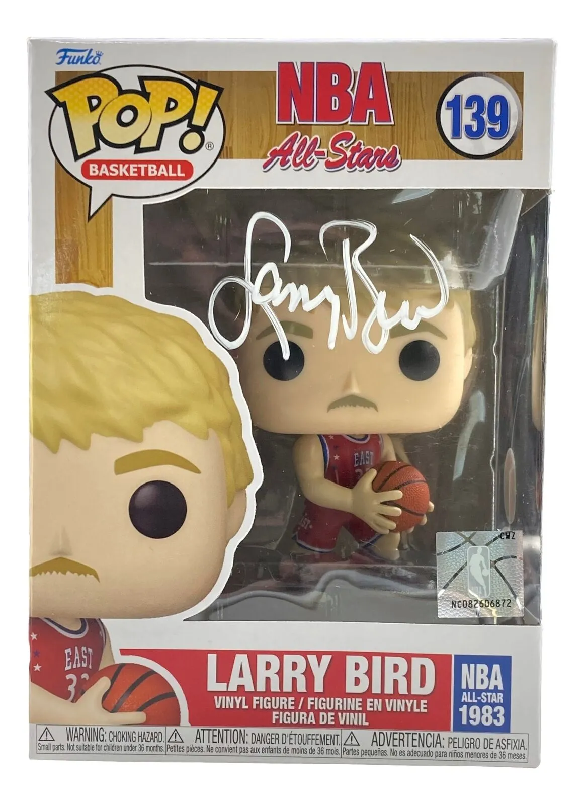 Larry Bird Signed Boston Celtics All-Star Funko Pop #139 Bird JSA ITP