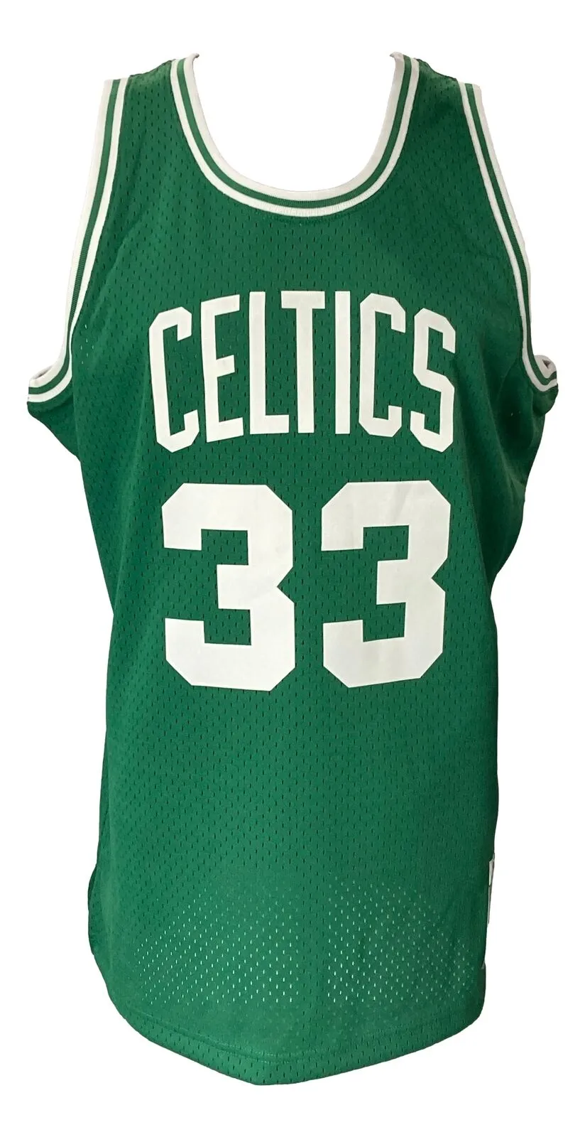 Larry Bird Signed Boston Celtics Green M&N HWC Swingman Jersey Bird JSA ITP
