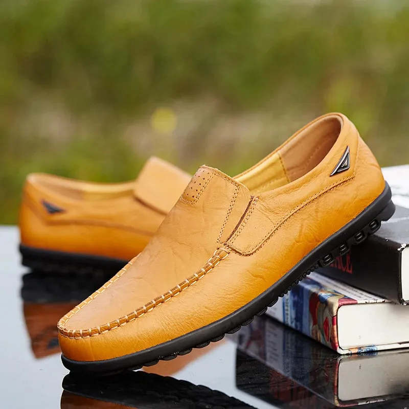 LederLuxus Herren Loafer aus echtem Leder