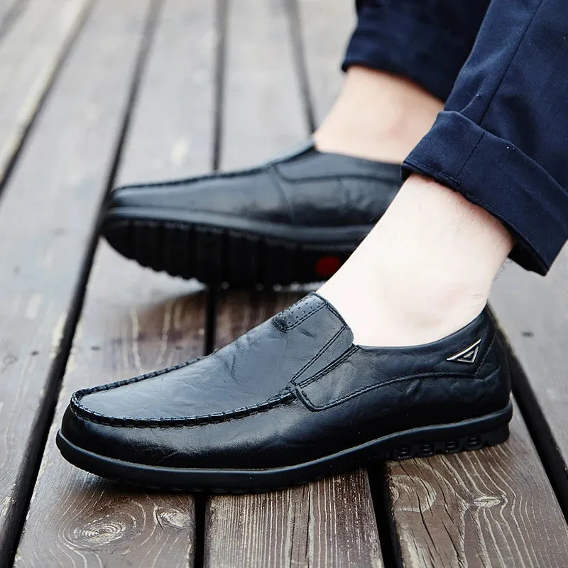 LederLuxus Herren Loafer aus echtem Leder