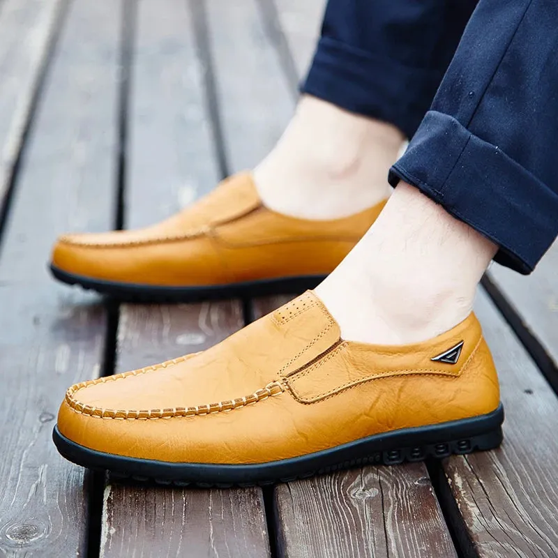 LederLuxus Herren Loafer aus echtem Leder