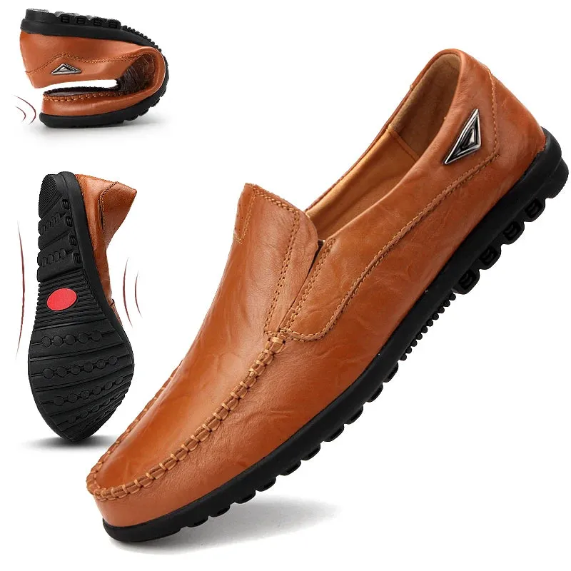 LederLuxus Herren Loafer aus echtem Leder