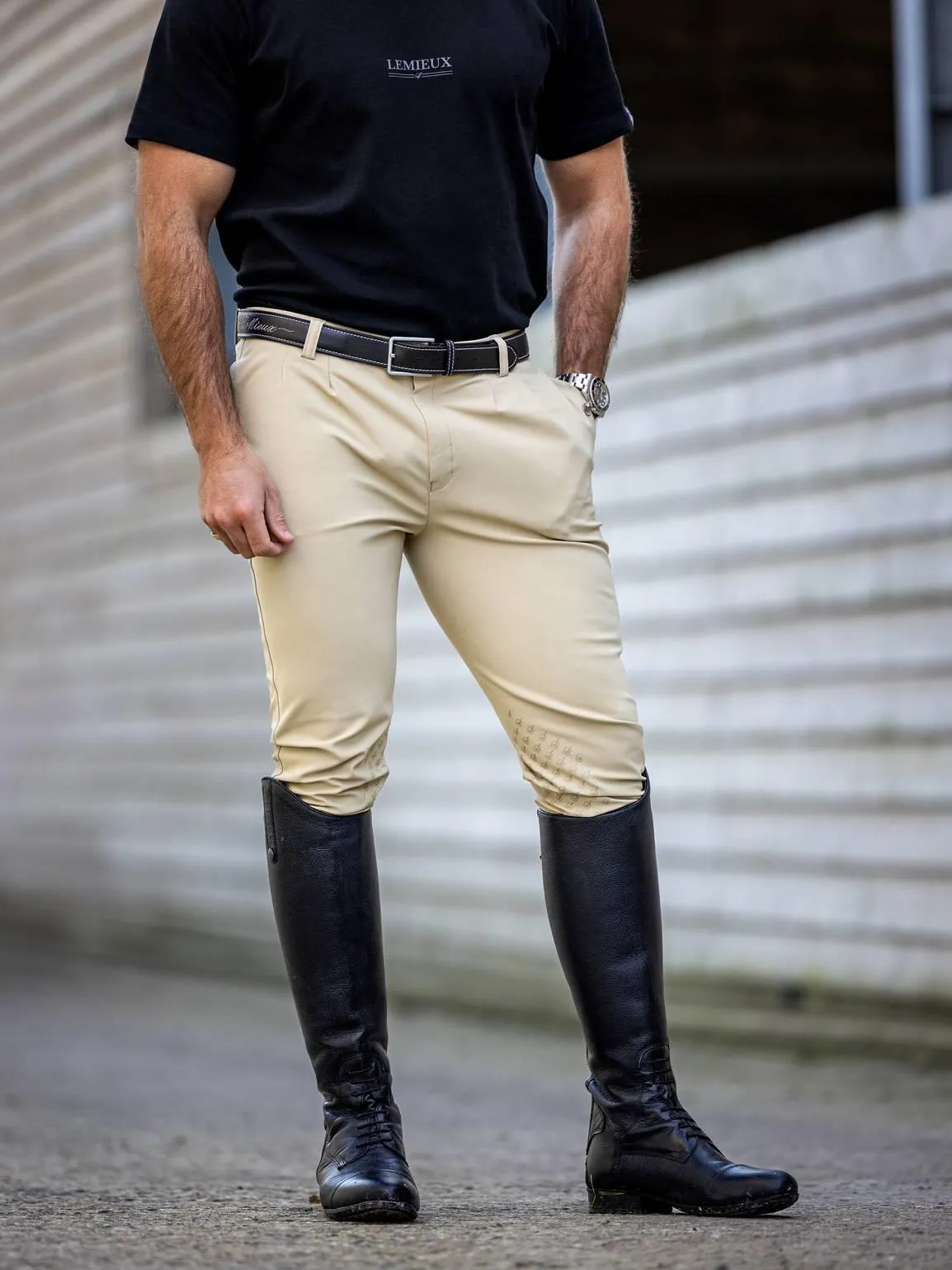 LeMieux Mens Elite Classic Pleated Breech