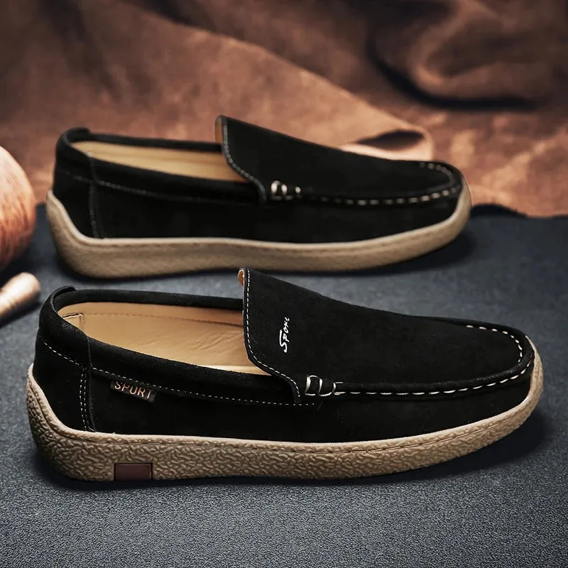LuxeStride Herren Mokassins aus Echtleder