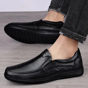 Luxus Herren Slipper aus echtem Leder - Elegante Mokassins für Männer