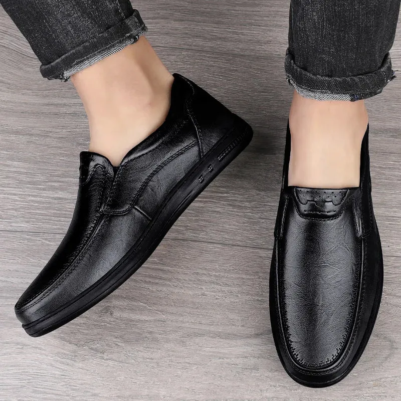 Luxus Herren Slipper aus echtem Leder - Elegante Mokassins für Männer