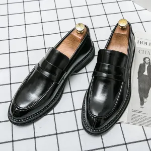 LuxusMann Premium Silber Business Schuhe
