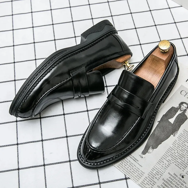 LuxusMann Premium Silber Business Schuhe