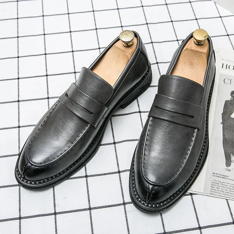 LuxusMann Premium Silber Business Schuhe