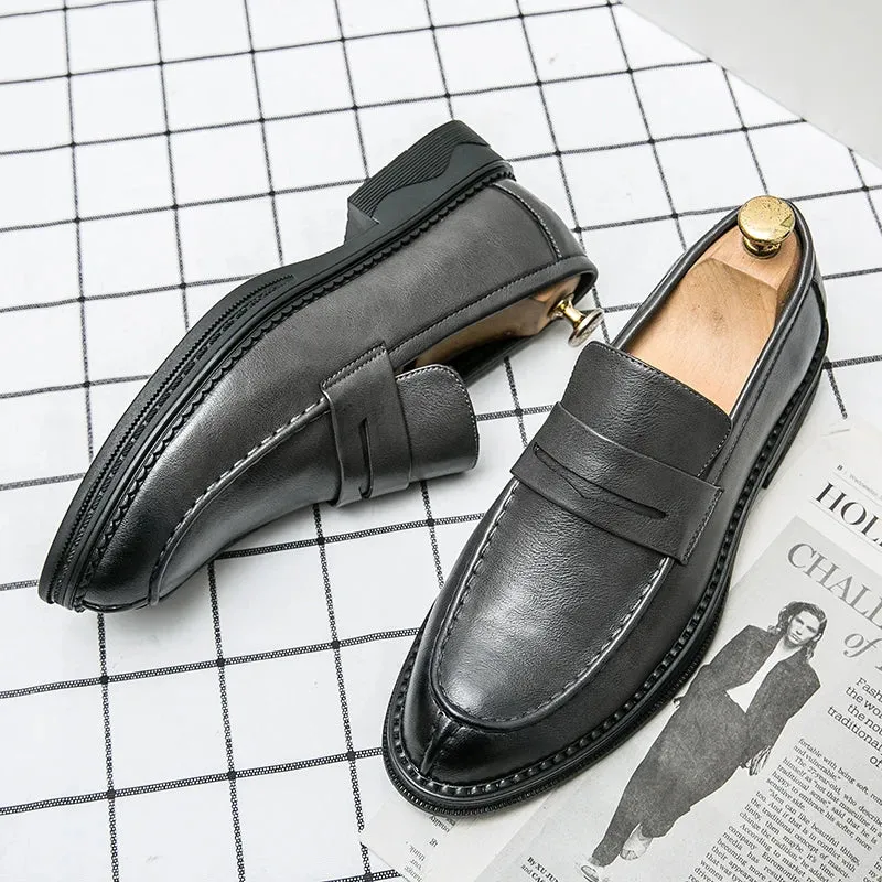 LuxusMann Premium Silber Business Schuhe