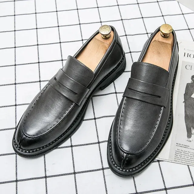 LuxusMann Premium Silber Business Schuhe