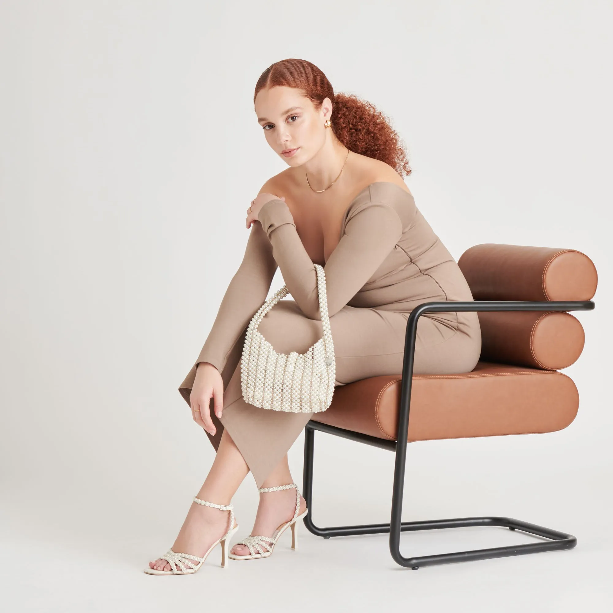 LYNDA SHOULDER BAG PEARL