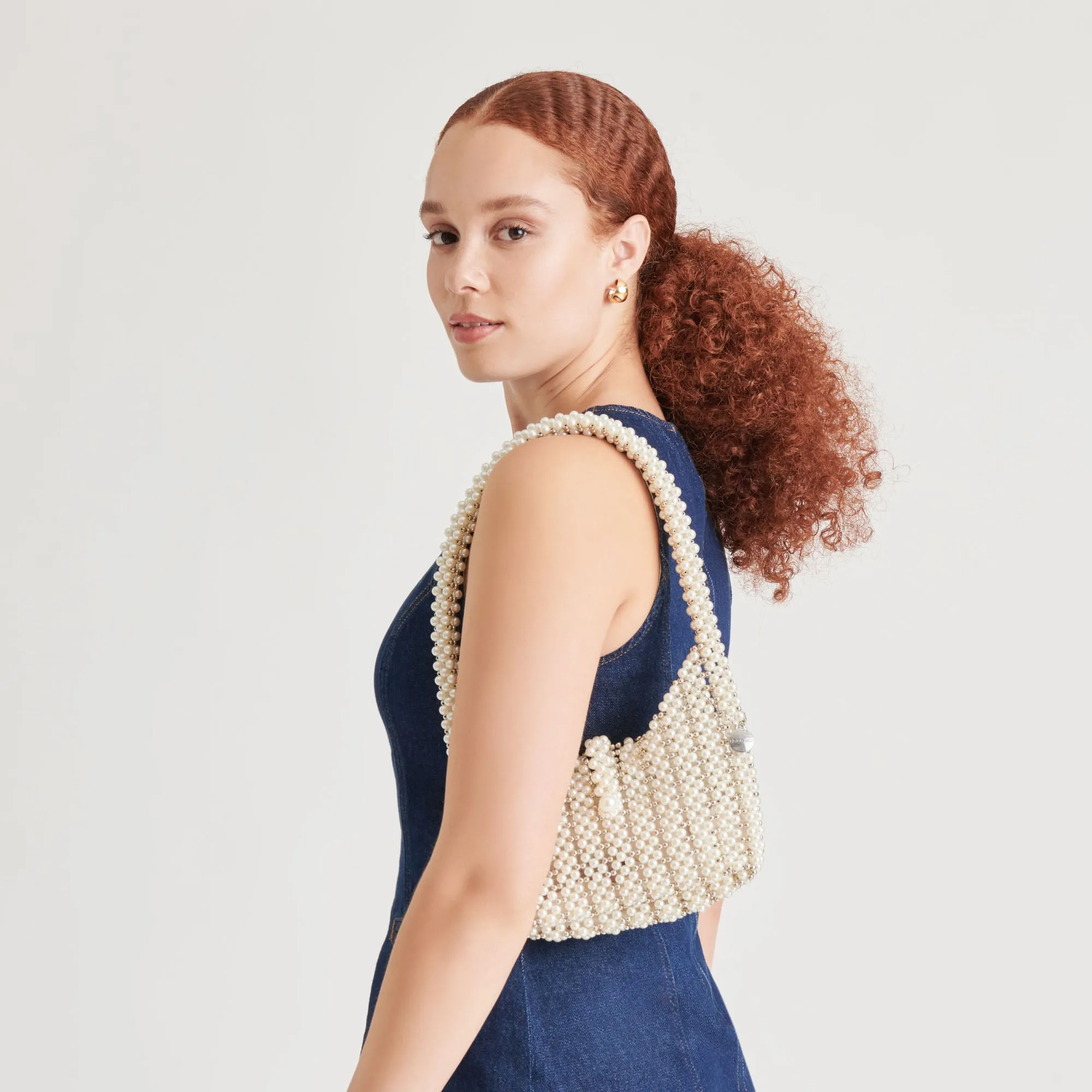 LYNDA SHOULDER BAG PEARL