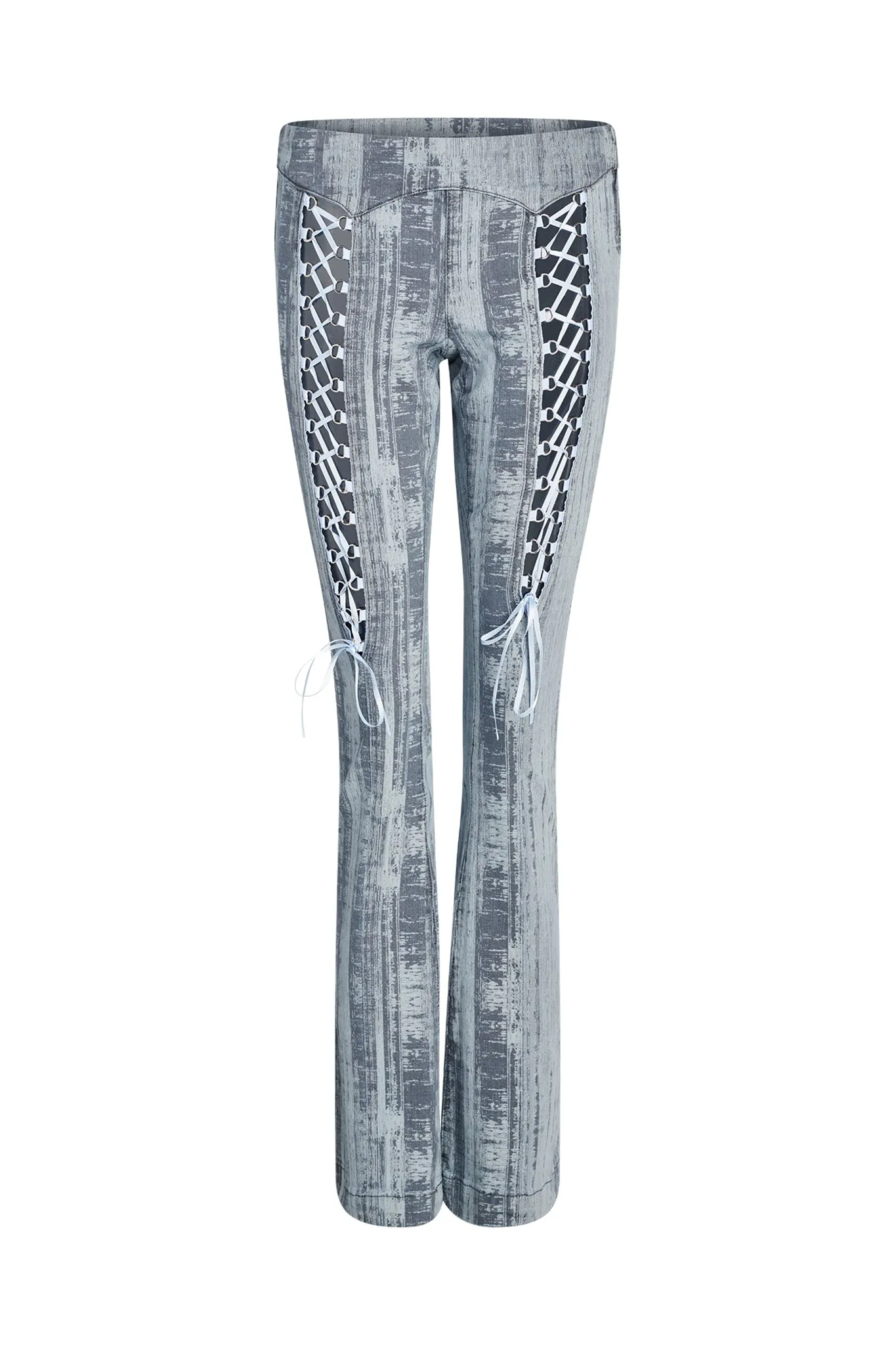 MAYBEL PANT - BLUE : PINSTRIPE DENIM