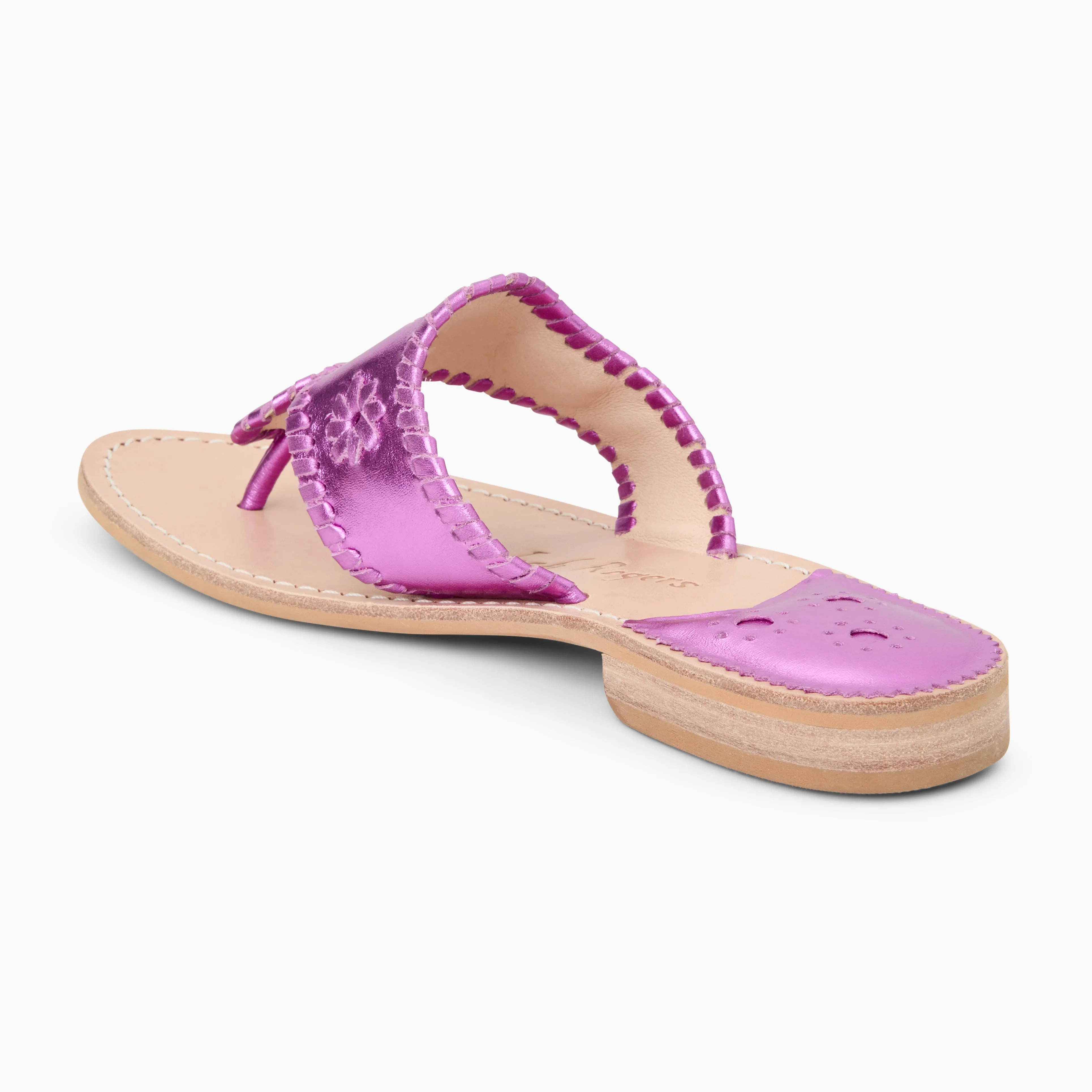 Metallic Jacks Flat Sandal