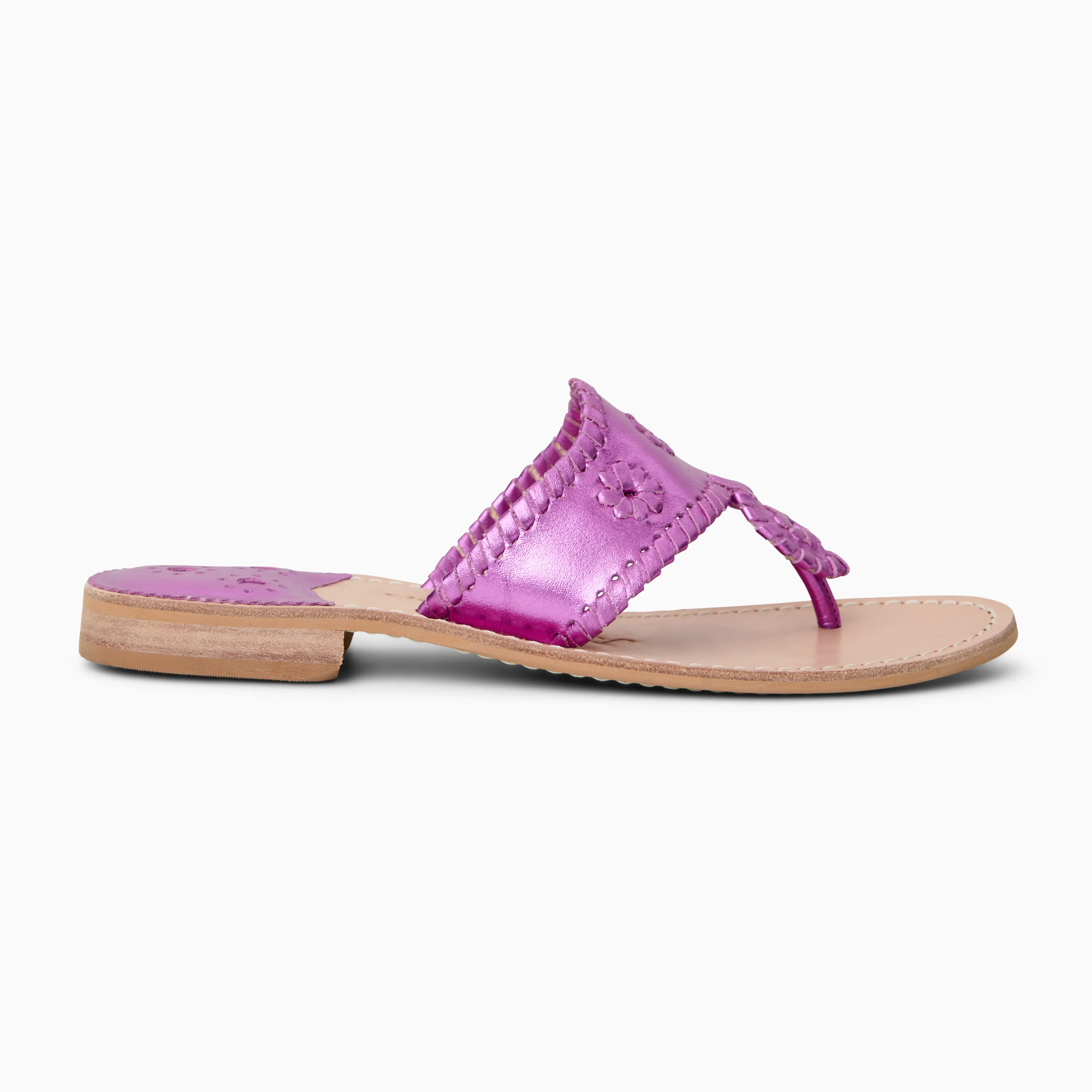 Metallic Jacks Flat Sandal