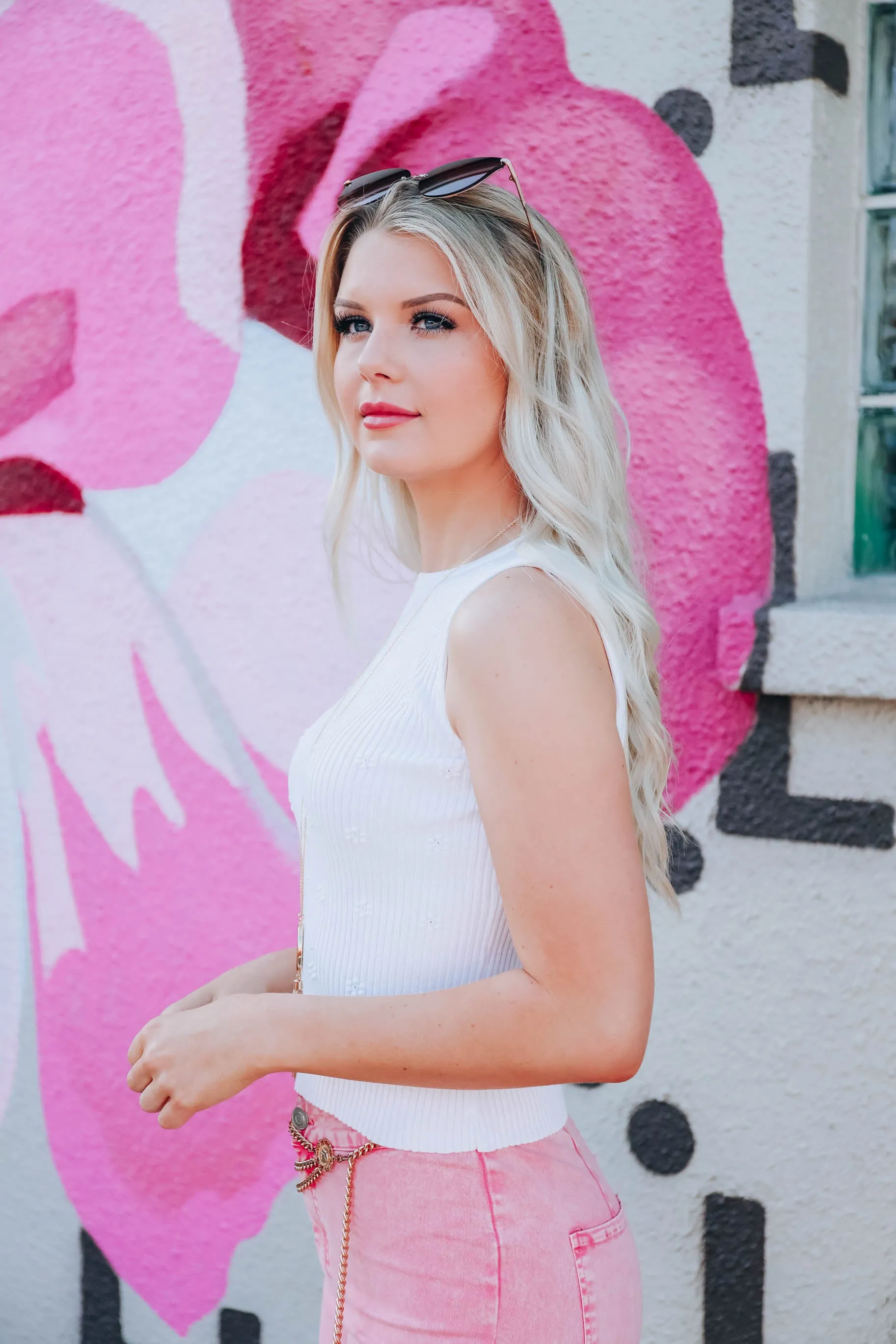 Monarch Eyelet Ribbed Tank