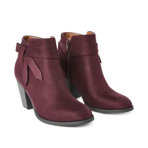 New George Women's Tessa Booties in Burgundy, Sz 9!