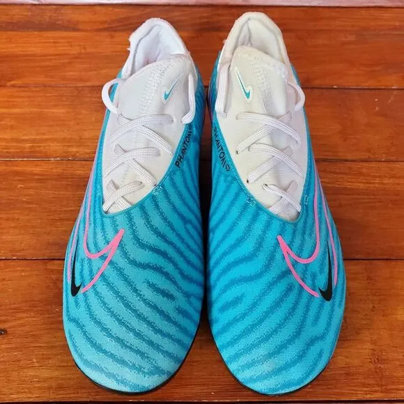 Nike Phantom GX Academy DF FG/MG Blue Pink Men Sz 5 Soccer Cleats‎ DD9472-446