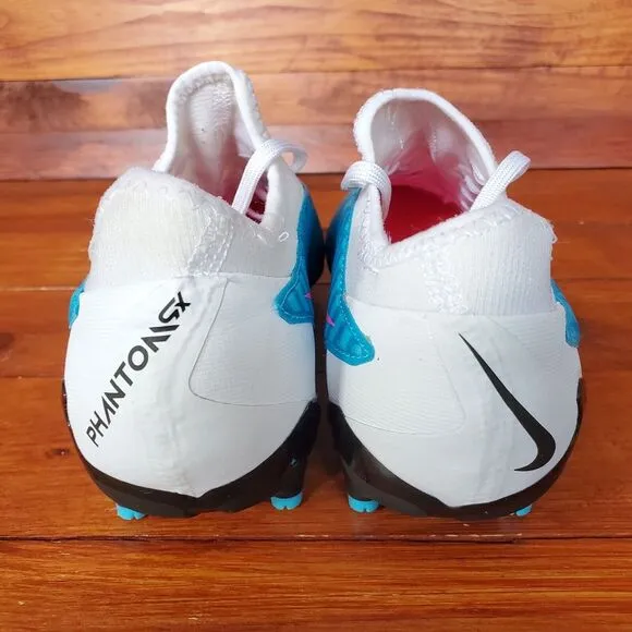 Nike Phantom GX Academy DF FG/MG Blue Pink Men Sz 5 Soccer Cleats‎ DD9472-446